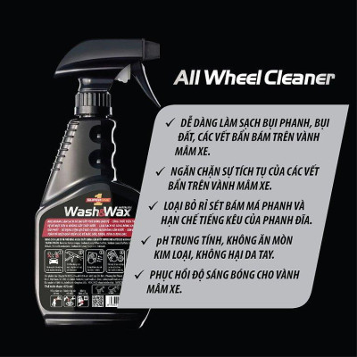 Dung Dịch Làm Sạch Bảo Dưỡng Mâm Vành Ô Tô SUPERONE All Wheel Cleaner - Exterior SOUTHWALL A204
