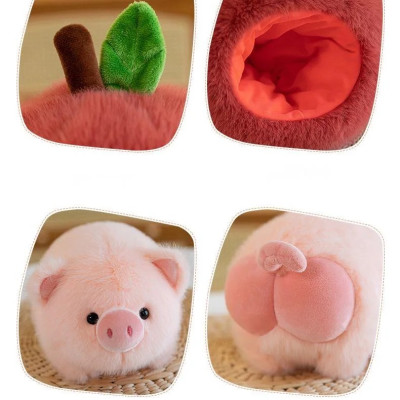 Thú nhồi bông heo trong quả cute - Size 20 đến 35cm - Quà tặng gấu bông xinh xắn êm mịn.