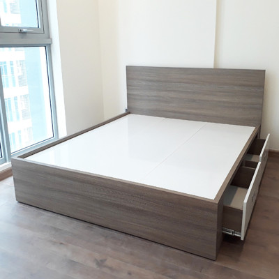 Giường ngủ 2 hộc kéo Tundo 160cm x 200cm