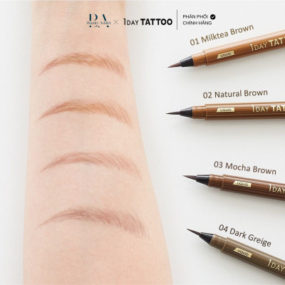 Bút vẽ lông mày 2 đầu chống nước K-PALETTE Lasting 2Way Eyebrow Liquid WP (4 Màu)