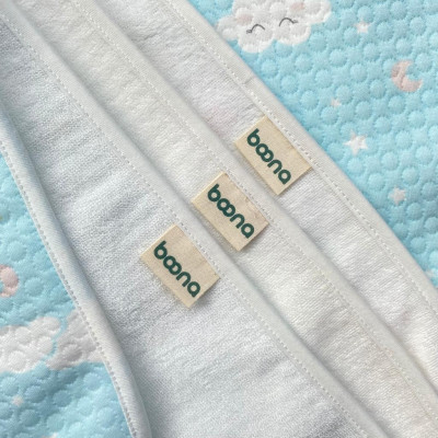 Miếng lót chống thấm chất vải Cotton Organic 50x70cm Cho Bé - Boona