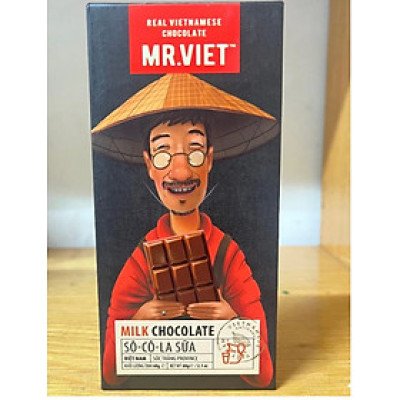 Socola sữa Mr Viet 60g - Mr Viet Milk Chocolate 60g