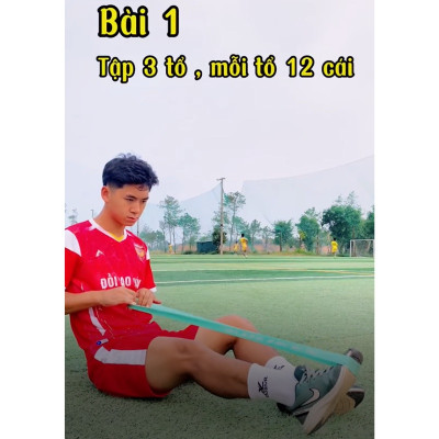 Bộ 5 Dây kháng lực bóng đá tập lực sút dododios tập lực sút cổ chân, cơ chân, đùi mông - Chính Hãng