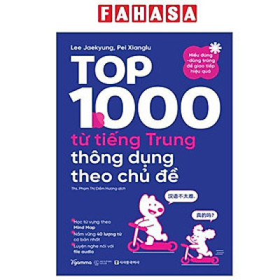 Sách - Top 1000 Từ Tiếng Trung Thông Dụng Theo Chủ Đề