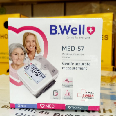 MÁY ĐO HUYẾT ÁP CỔ TAY BWELL SWISS MED-57