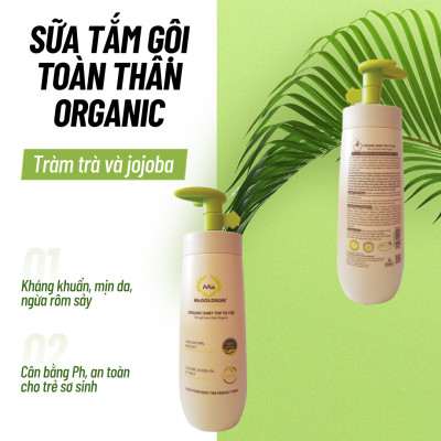Tắm gội toàn thân Organic 350mL