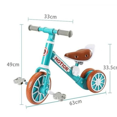 Xe Chòi Chân Kết Hợp Bàn Đạp Cho Bé Siêu Xinh Cho Bé - Hàng Khuyến Mãi Của Bobby