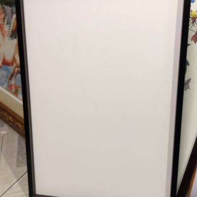 Bộ tranh treo tường phủ gương bóng kiếng Công nghệ mới Lá xanh nhiệt đới Tipo_0285_TG