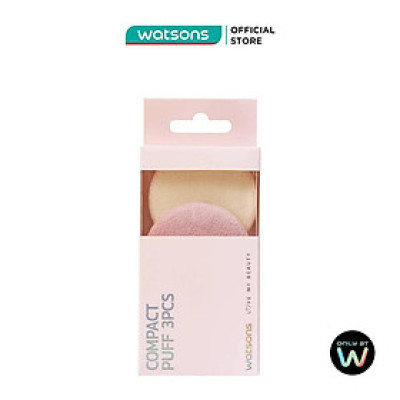 Combo Bông Phấn Trang Điểm Nhỏ Gọn Watsons 3pcs