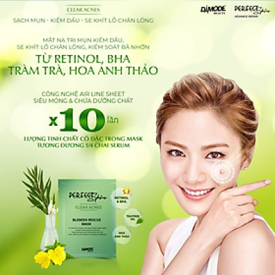 Mặt nạ tinh chất cô đặc cho da mờ da thâm da sạm BRILLIANT CELL MASK DAMODE 2 cái dùng thử 