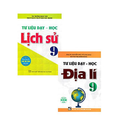 Sách - Combo Tư Liệu Dạy - Học: Lịch Sử 9 + Địa Lí 9 (Dùng Chung Cho Các Bộ SGK Hiện Hành) - HA
