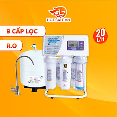 Máy lọc nước R.O Robot 9 cấp Alpha 139W (Loại để gầm có nắp che và màn hình hiển thị chất lượng nước ) - Hàng chính hãng