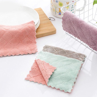 Combo 10 khăn lau tay , lau bếp  2 mặt dày dặn , đa năng siêu thấm hút , vải bông mềm mịn , dùng được trên mọi bề mặt vô cùng tiện lợi 