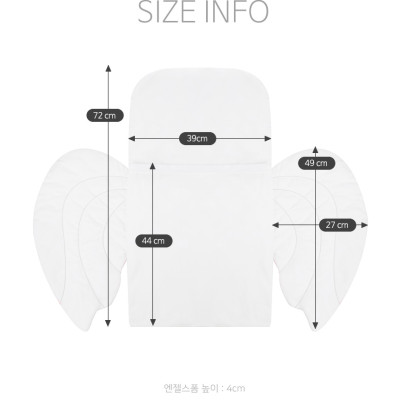 Set chăn đệm sơ sinh thiên thần BONNICHON Angel