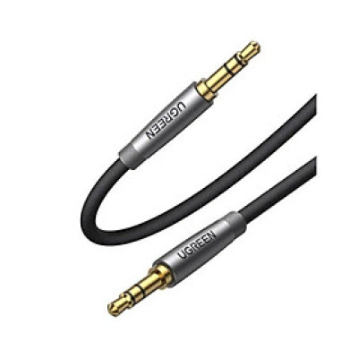 Ugreen UG70899AV150TK 2M 2 đầu 3.5mm dương màu Đen Cáp âm thanh cao cấp - HÀNG CHÍNH HÃNG