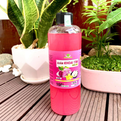 Giấm Trái Cây Nguyên Chất MẸ KEN - GIẤM TÁO, GIẤM NHO, GIẤM KHOAI LANG TÍM