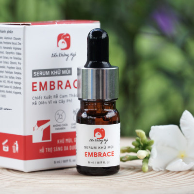 Serum khử mùi Embrace ngăn mùi hôi nách hôi chân hỗ trợ giảm mồ hôi và làm sáng vùng da dưới cánh tay