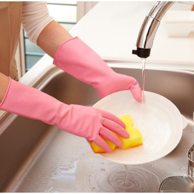 Găng tay cao su đa dụng Towa - hàng nội địa Nhật Bản (Made in Japan) #762 Pink