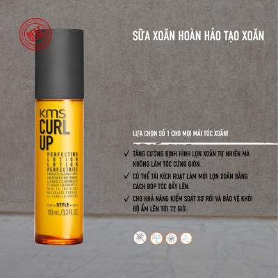 Sữa Dưỡng Tóc Giúp Định Hình Lọn Xoăn Goldwell KMS Curlup Kiểm Soát Xơ Rối, Chống Ẩm Đến 72h - 100ml
