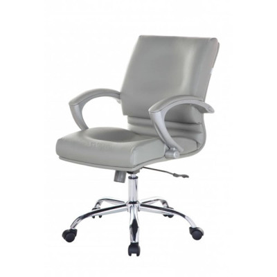Ghế Trưởng Phòng  Tay Ốp Da Pu Chân Ngoại Nhập Cao Cấp IBIE IB331 - Bạc