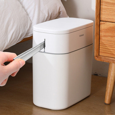 Thùng Rác Đa Năng FEIDASH - Hỗ trợ thắt nút miệng túi chỉ với 1 thao tác đơn giản giúp đôi bàn tay bạn luôn sạch sẽ - Năp thùng thiết kế nút nhấn vô cùng tiện lợi