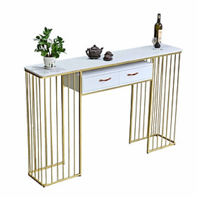 Bàn Console mặt đá chân sắt Juno Sofa CSTCT066 160 x 30 x 100 cm nhiều màu lựa chọn