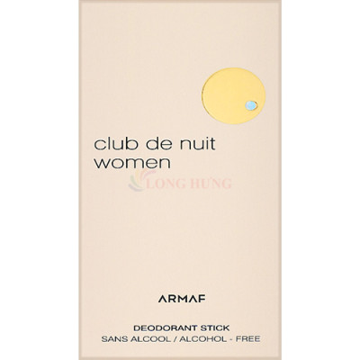 Lăn khử mùi nước hoa Armaf Club de Nuit (75ml) - Hàng chính hãng