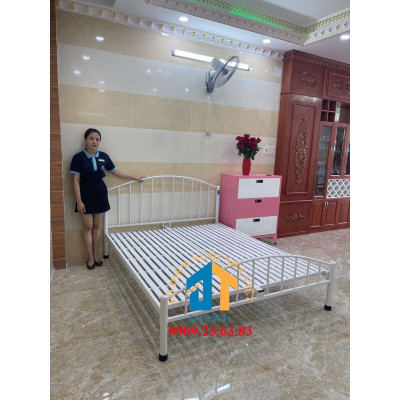 Giường sắt 1m4x2m mỹ nghệ Đại Thành