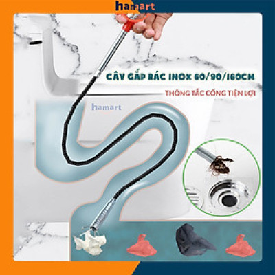 Dụng Cụ Gắp Rác Bồn Chậu 160 Cm Cây Gắp Rác Thông Tắc Bồn Chậu Nhà Vệ Sinh Tiện Lợi