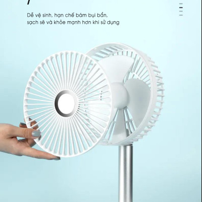 Quạt Tích Điện Để Bàn Xiaomi 3life 008 Sử Dụng 6-24 Giờ Liên Tục Tùy Cấp Độ Gió - Hàng Nhập Khẩu