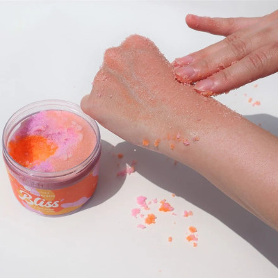 Muối Tắm Gội Dành Cho Tóc Và Cơ Thể BareSoul Tinh Chất Gừng Và AHA Bliss Body & Hair Scrub 330g