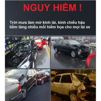 Chai phủ nano chống nước kính ô tô - Chống nước bề mặt kính cận, mũ bảo hiểm 100ML - Hàng nhập khẩu