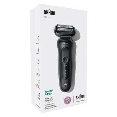 Máy Cạo Râu Braun Khô & Ướt Series 5 bản FC Bayern Munich Hàng chính hãng
