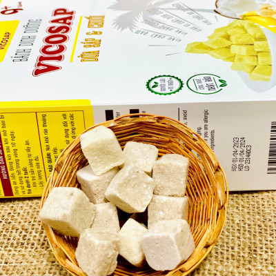 Combo 3 Bánh dinh dưỡng VICOSAP làm từ dừa sáp không chiên qua dầu ăn vặt healthy cho bé