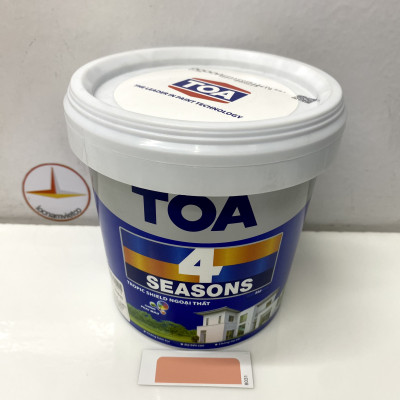 Sơn phào chỉ trong và ngoài nhà Toa 4 Seasons Tropic Shield màu cam C- 8031_1L