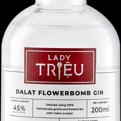 Rượu Lady Triệu DaLat Flowerbomb Gin 43% 1x200ml