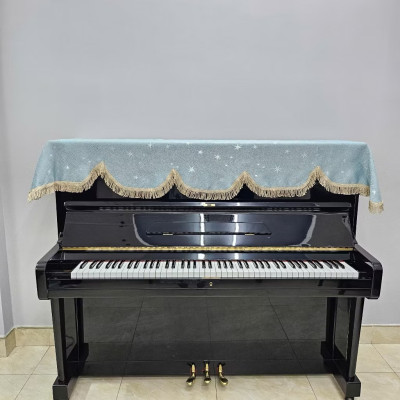 Bộ khăn phủ đàn piano cơ phong cách Châu Âu cổ điển sang trọng chống bụi chống xước - Hàng chính hãng