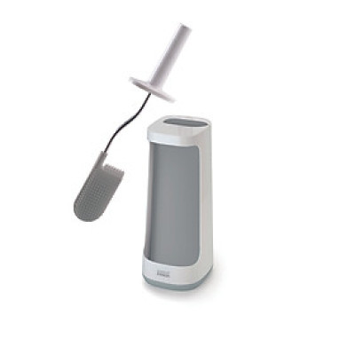 Joseph Joseph - Cọ toilet silicon cao cấp Flex Plus Toilet Brush with Storage Caddy Grey 705164