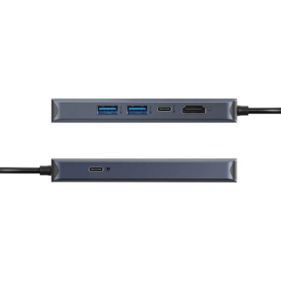 HUB chuyển đổi HyperDrive Next 6 IN 1 Port USB-C Hub - Truyền tải dữ liệu nhanh, hỗ trợ màn hình 4K60Hz - HD4002GL - Hàng Chính Hãng