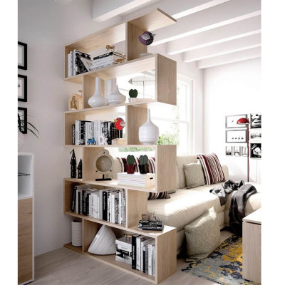 Giá sách bằng gỗ chất lượng cao cho gia đình SMLIFE Batons