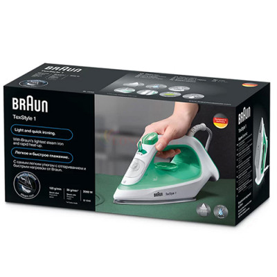 Bàn ủi hơi nước Braun SI1040GR - Hàng chính hãng