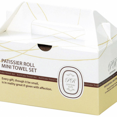 Set 02 khăn cuộn cotton loại nhỏ - Nội địa Nhật Bản - Giao màu ngẫu nhiên