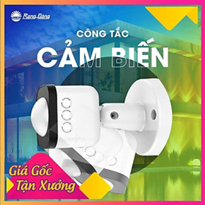Công tắc Rạng Đông cảm biến chuyển động + cảm biến ánh sáng Model: CT01.PIR 300W