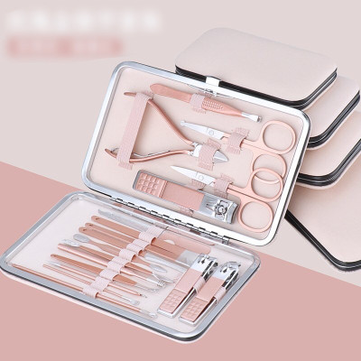 Bộ Bấm Móng Tay 16 Món Cao Cấp Nhỏ Gọn , Kìm Cắt Móng Tay Chân Làm Nail Kèm  Hộp Đựng Sang Trọng