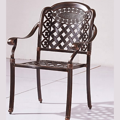 Ghế sân vườn nhôm đúc ngoài trời tiệc nướng, sân thượng, cà phê Garden Chairs có tay vịn CC2016-A outdoor chairs cafe chairs