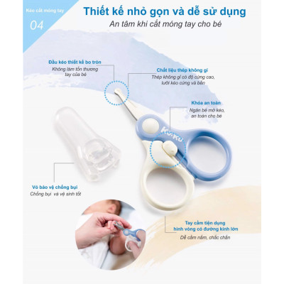 Bộ Cắt Móng Tay, Ráy Tai Cho Bé Ku.Ku Duckbill
