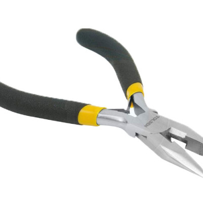 Kềm nhọn mini 4.5 inch/115mm phủ Nickel Tolsen 10031