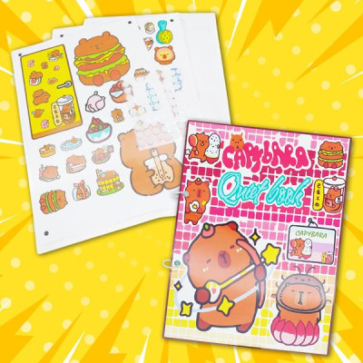 Đồ Chơi Bóc Dán - Capybara Quiet Book