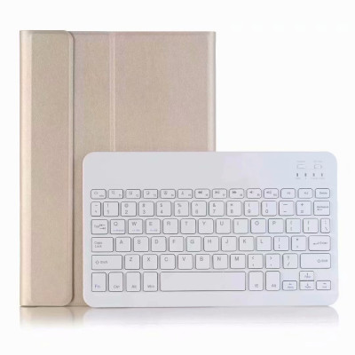 Bao da kèm bàn phím dành cho Samsung Galaxy Tab A7 Lite SM-T225, Tab A7 SM-T505, Tab A8 T295 2019 Bluetooth Keyboard Case có khay để bút chống sốc cao cấp - Hàng chính hãng.