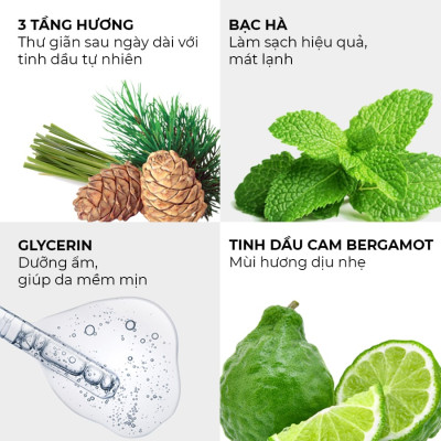 Bộ đôi tắm sạch toàn thân Men Stay Simplicity: Sữa tắm tinh dầu cao cấp 500ml và Dung dịch vệ sinh nam làm sạch & ngăn mùi 80ml